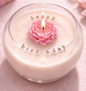 secret “happy birthday” reveal candle