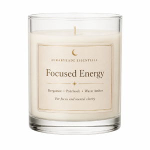 focused energy ✧ moon ritual candle